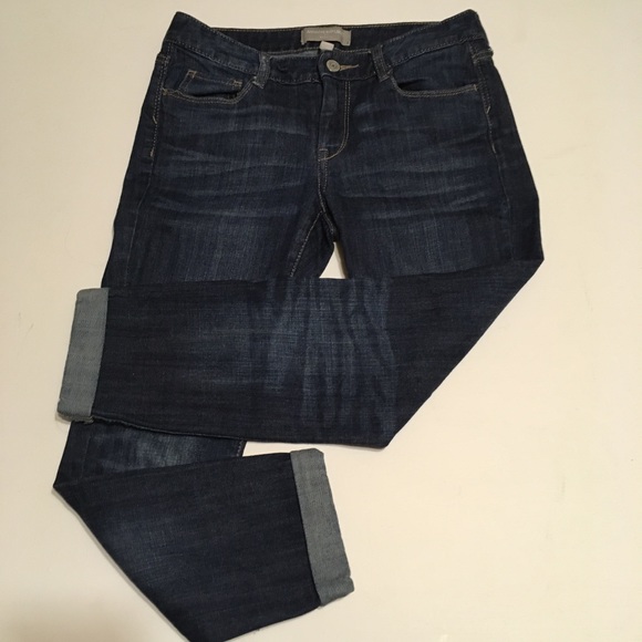 $12/2+ Cuffed Straight Leg Jeans Distressed - Picture 5 of 8